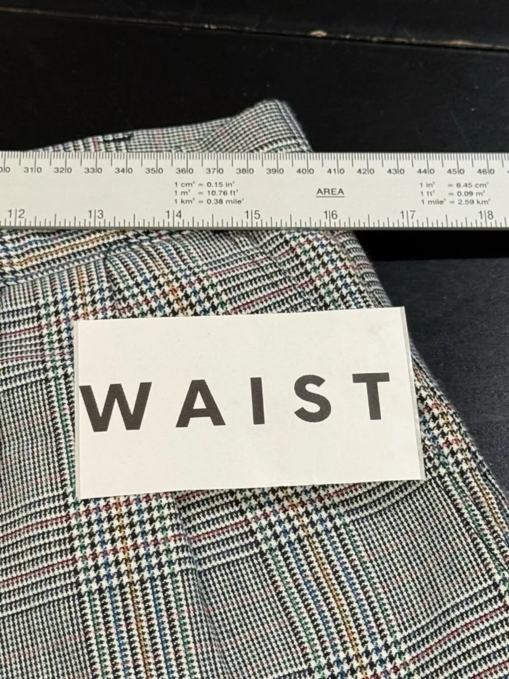 VTG 80s Sz L Houndstooth Multicolored Pleated Preppy High Waisted Twill Shorts